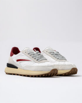 ATHLETA NYLON WHITE-BORDEAUX