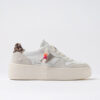 COURT PLATFORM VINTAGE CALF WHITE-LEOPARD